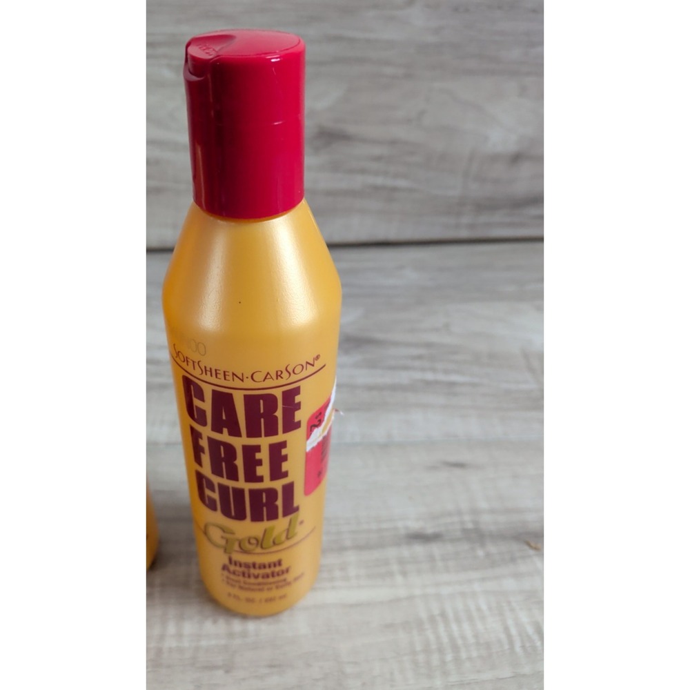 SoftSheen Carson Care Free Curl Gold Hair Instant Activator 8 fl oz New